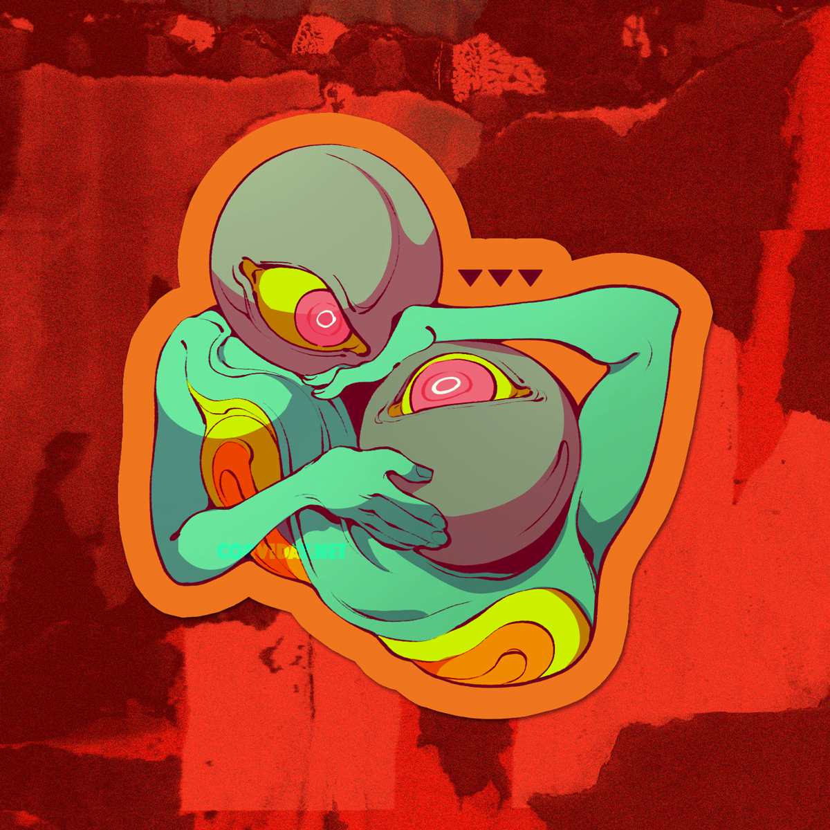HOLD Sticker