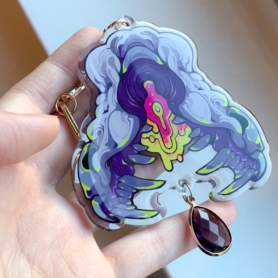 "Maw" Acrylic Charm
