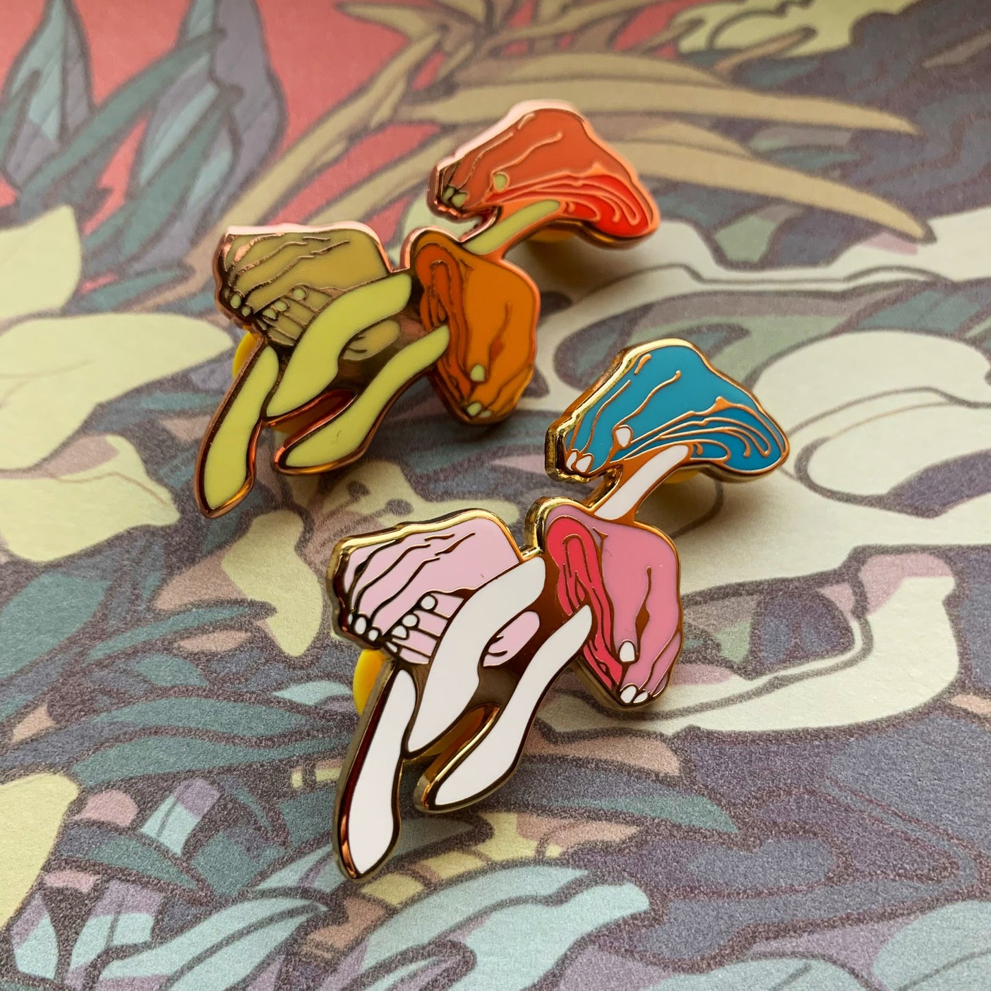 "MUSHROOM" Enamel Pin