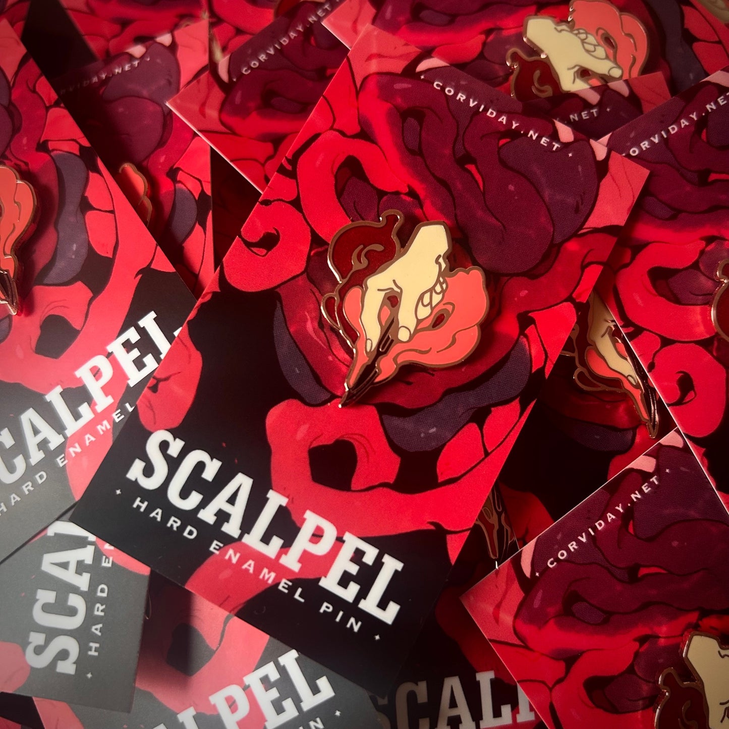"SCALPEL" Enamel Pin