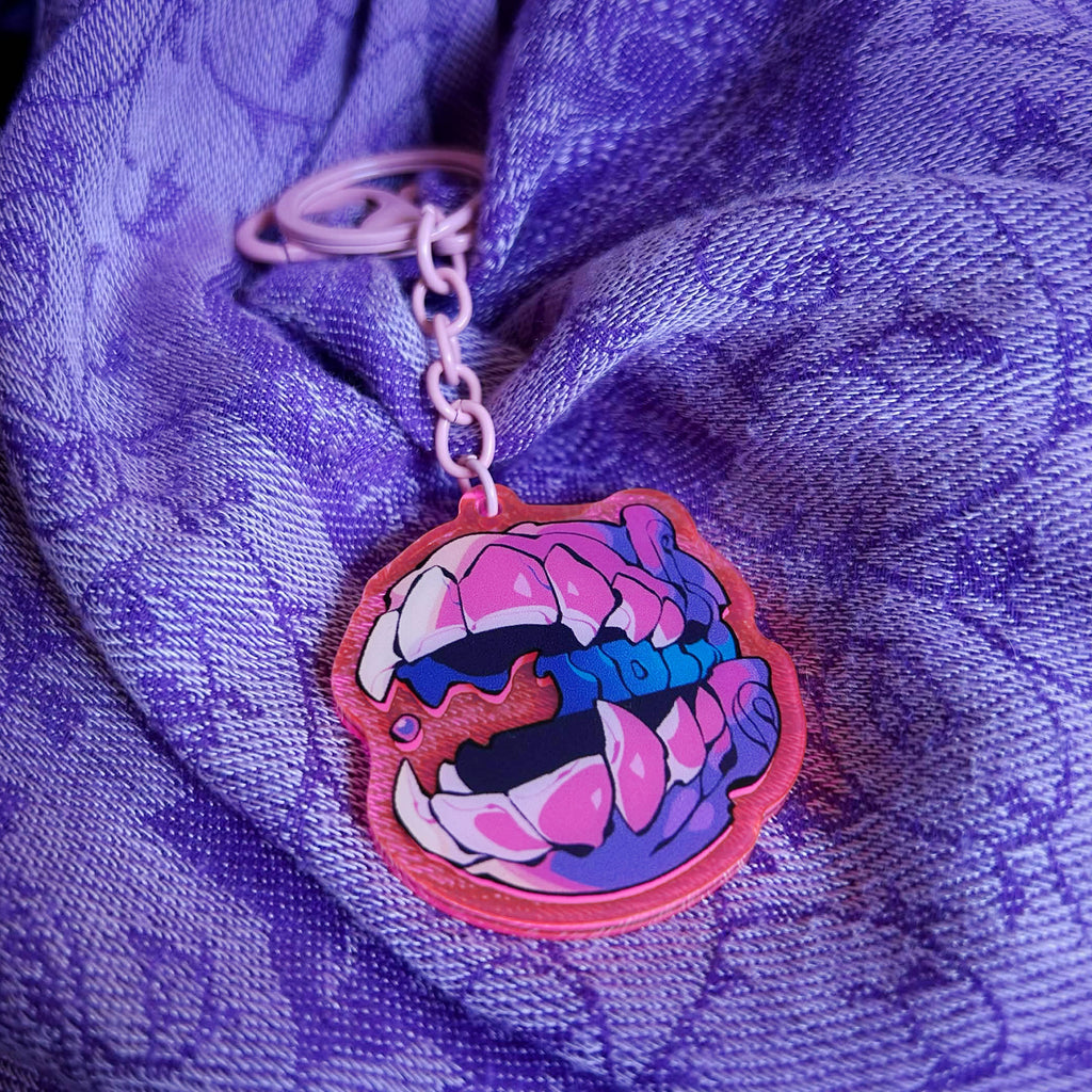 "TERATOMA" (Pink) Acrylic Charm