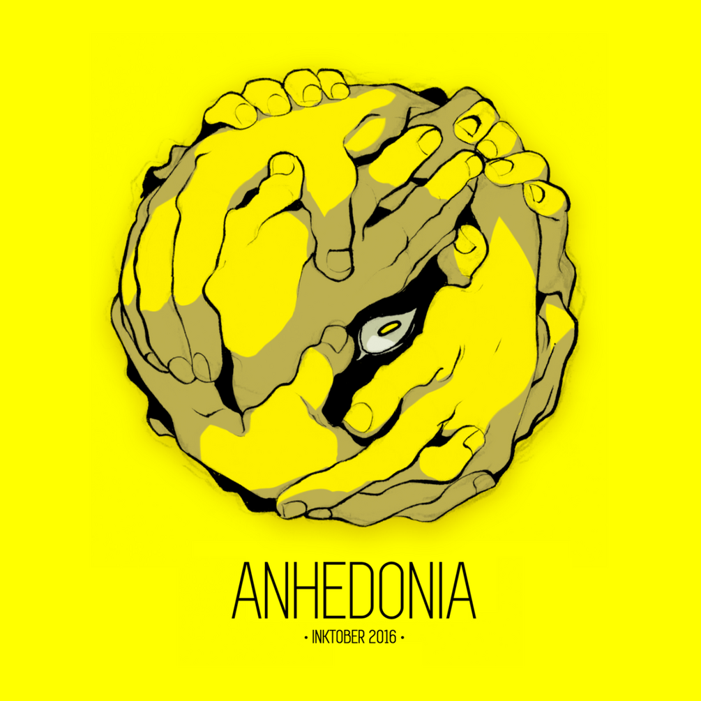 "ANHEDONIA" Inktober 2016 Zine (DIGITAL)