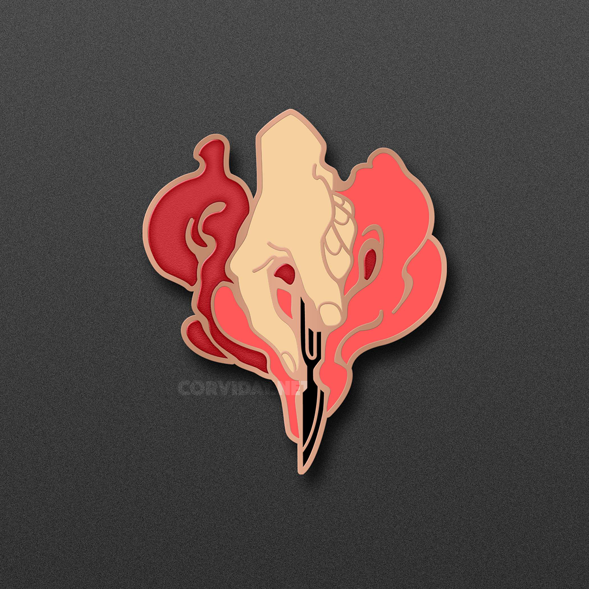 "SCALPEL" Enamel Pin