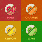 "FRUIT" Enamel Pin Sets