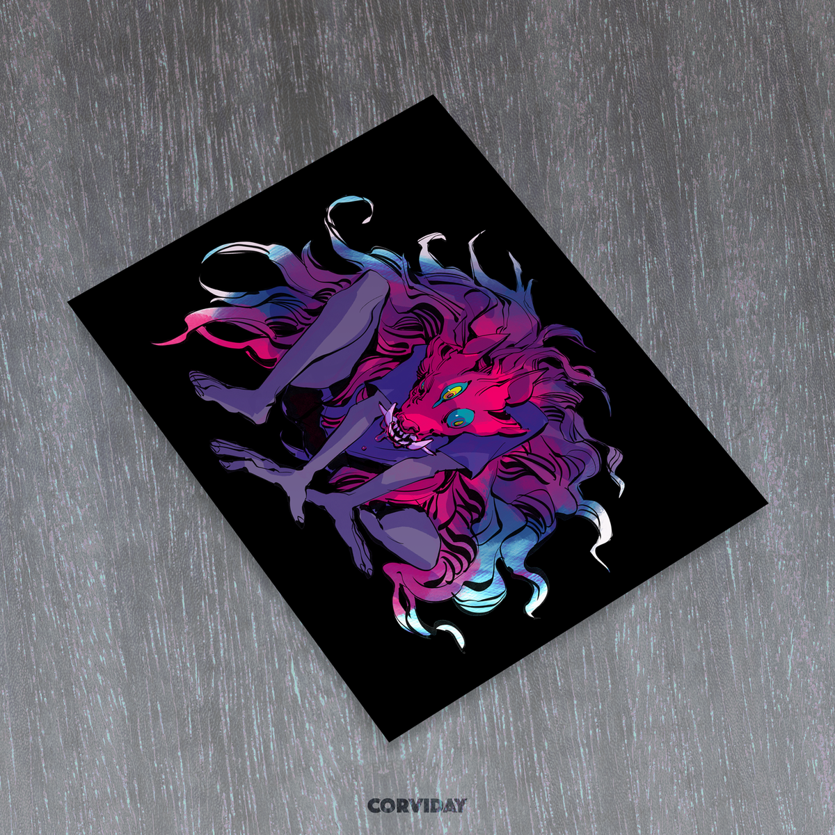 "FERAL" Print