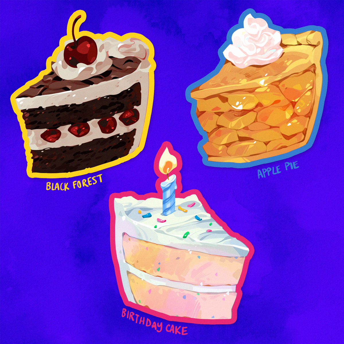 CAKE Stickers