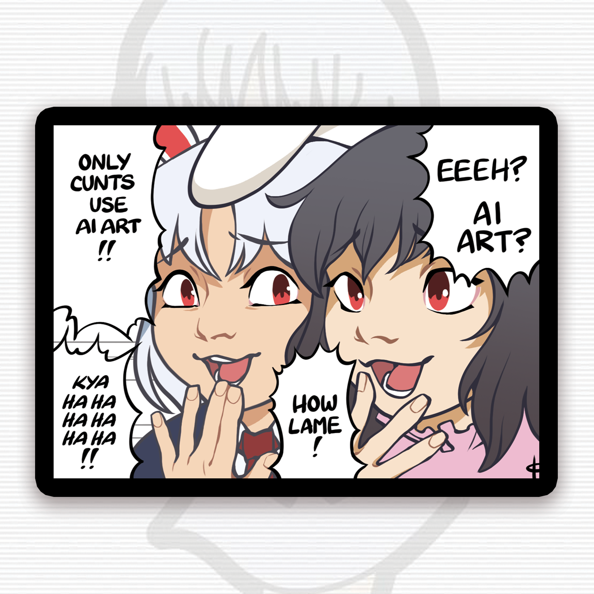 EASY MODE Sticker (Touhou)