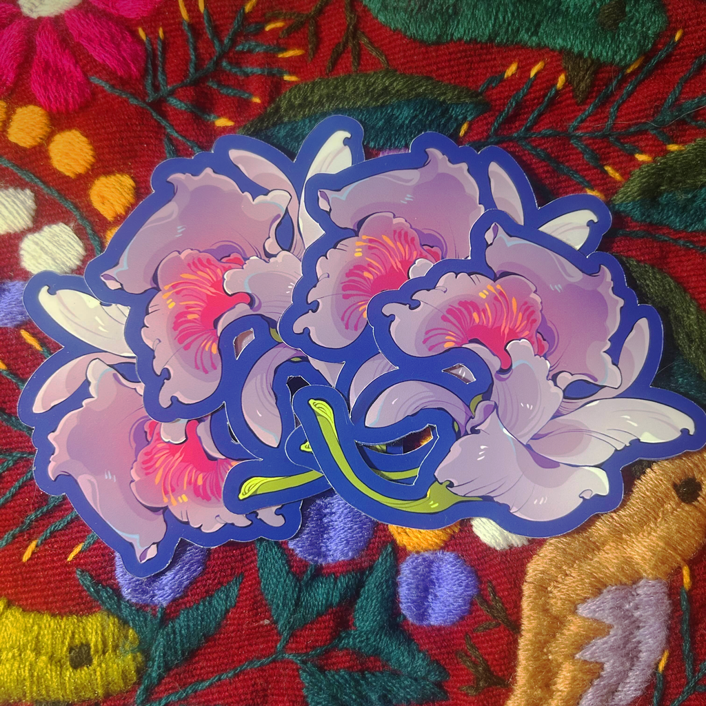 CATTLEYA MOSSIAE Sticker