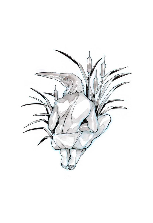 INKTOBER (2017) #21 -  American Bittern