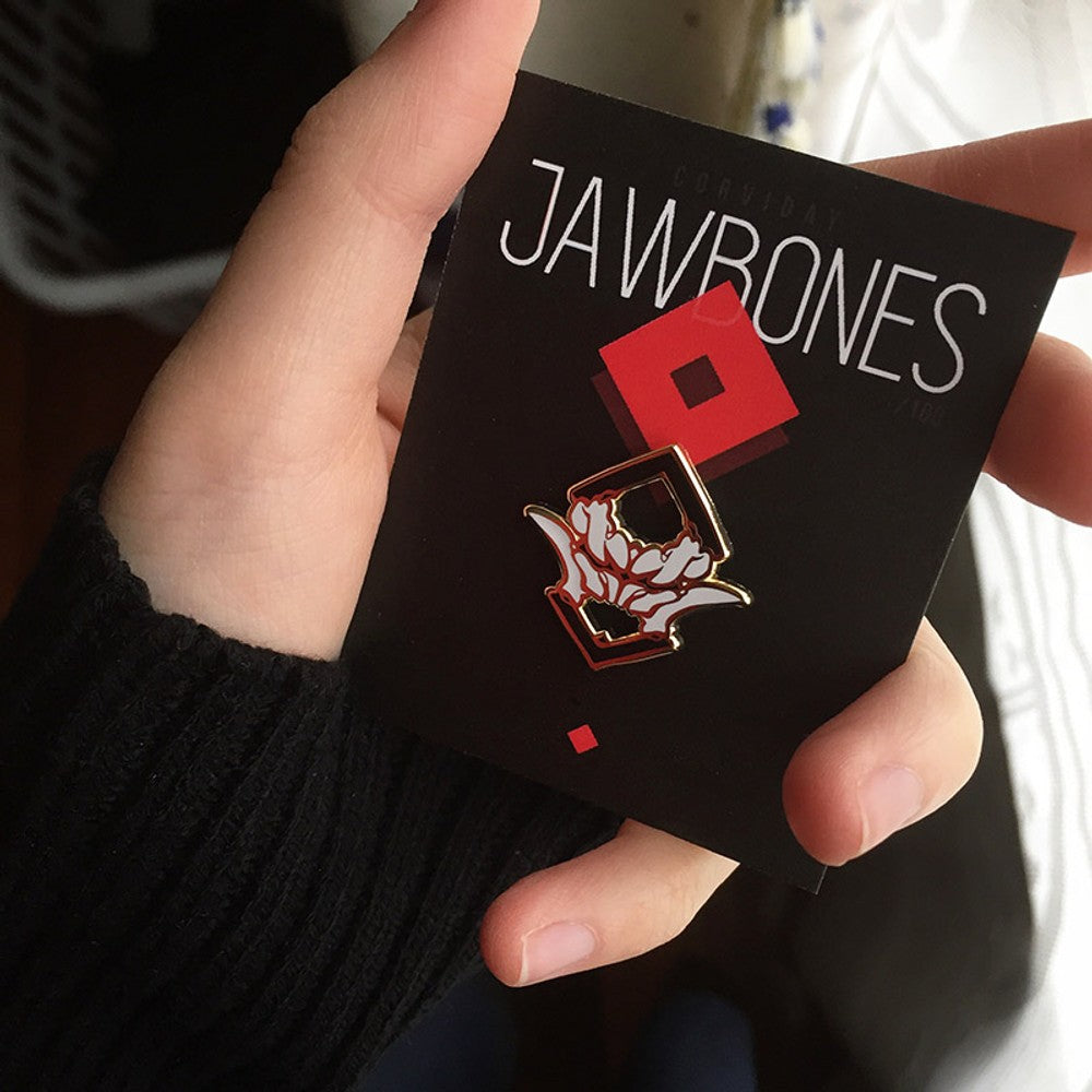 "JAWBONES" Enamel Pin