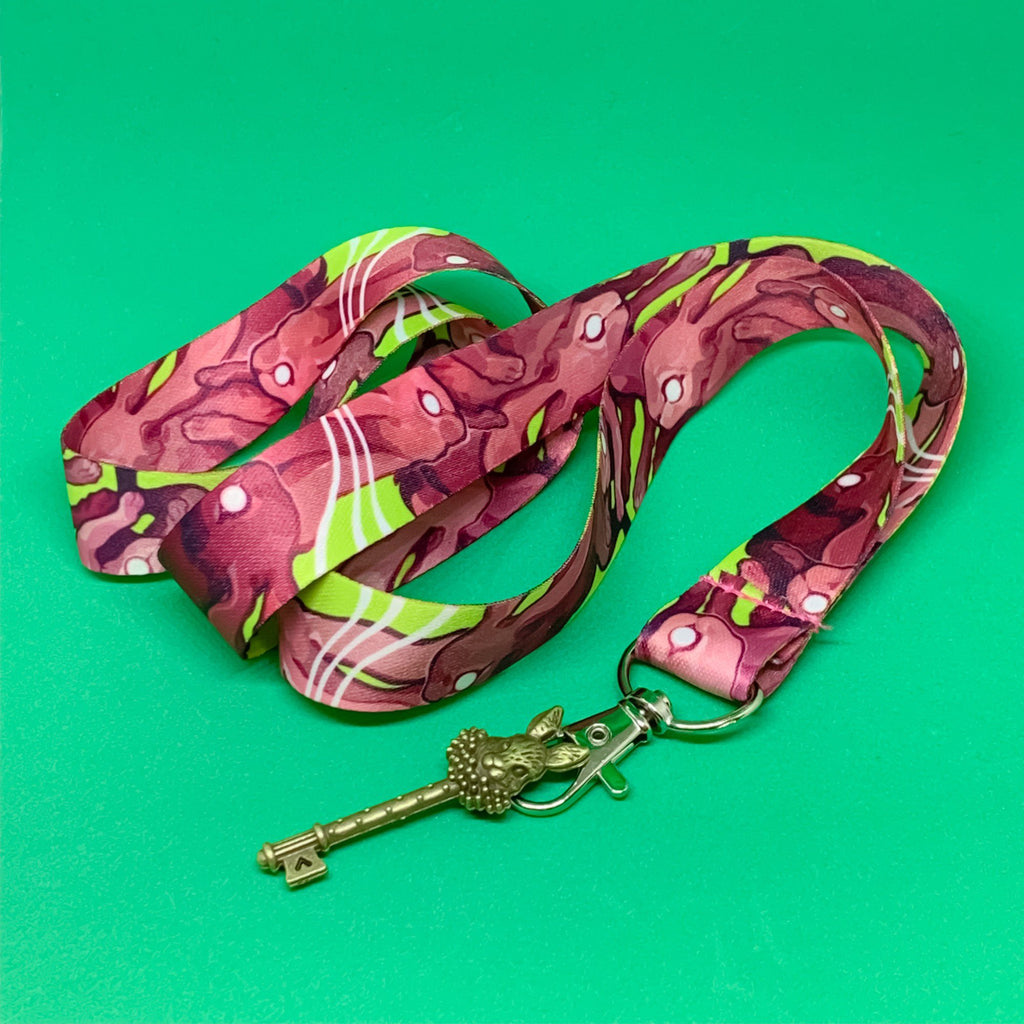 "RABBIT (Green)" Lanyard