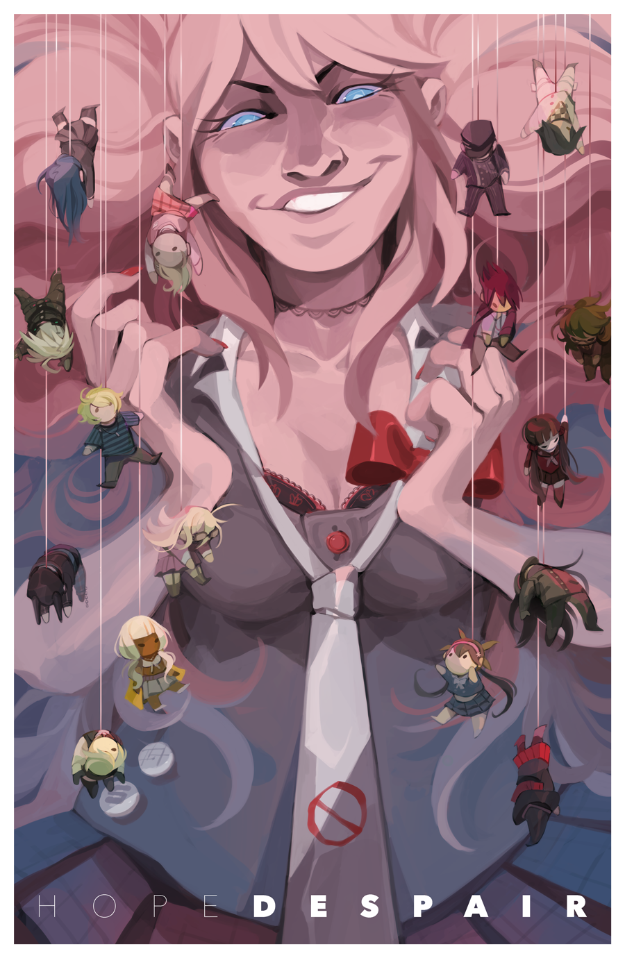 "HOPE! DESPAIR!" 11x17 Poster (DRV3)