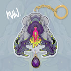 "Maw" Acrylic Charm