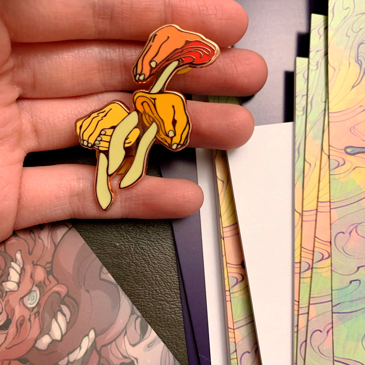 "MUSHROOM" Enamel Pin