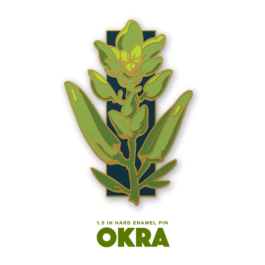 "OKRA" Charity Enamel Pin