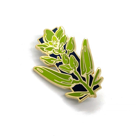 "OKRA" Enamel Pin