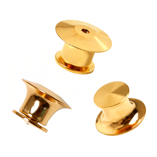 Gold Deluxe Locking Clasp (Enamel Pin Upgrade)
